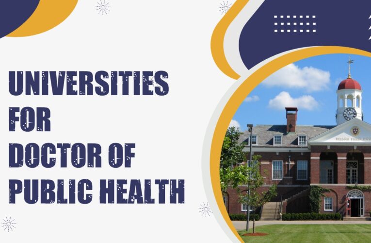 Top 4 Universities for Doctor of Public Health (DrPH) Students in the USA